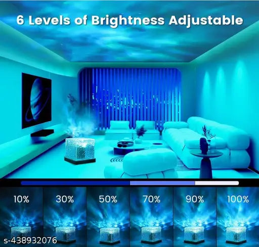 Ocean Wave Projector Light – Romantic LED Night Light with 3D Water Wave Effect