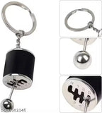 Car Gear Shifter Keychain - Moving Metal Shift Model