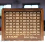 1 Lakh Wooden Money Piggy Bank