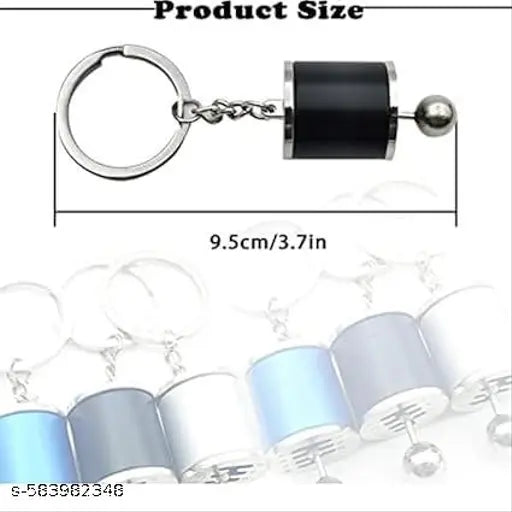Car Gear Shifter Keychain - Moving Metal Shift Model